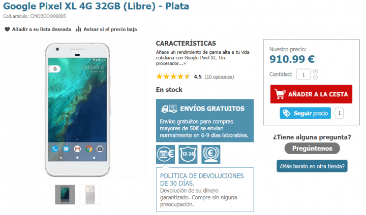 Imagen - Dónde comprar el Google Pixel XL