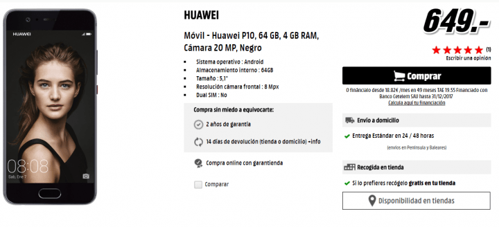 Imagen - Dónde comprar el Huawei P10