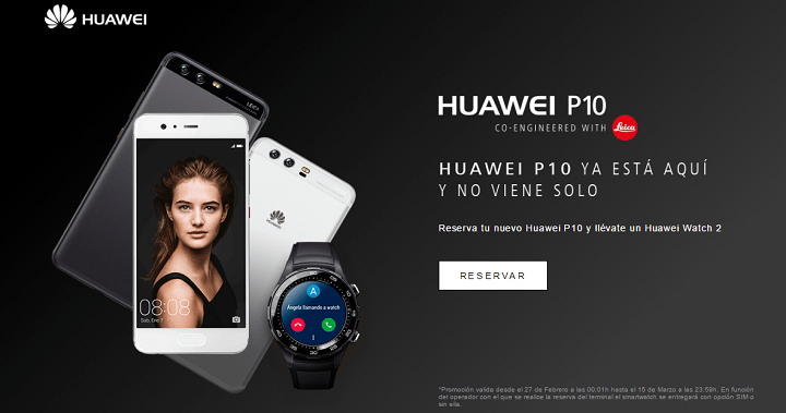 Imagen - Los primeros compradores del Huawei P10 se llevan un Huawei Watch 2