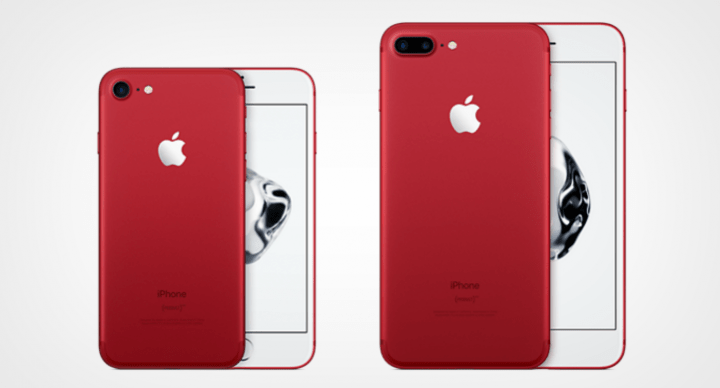 Imagen - iPhone 7 e iPhone 7 Plus Product Red, la edición en rojo con fines solidarios