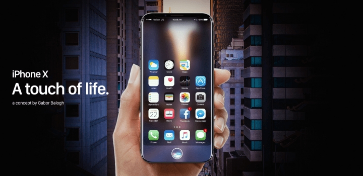 Imagen - Conoce este curioso concepto de iPhone sin bordes