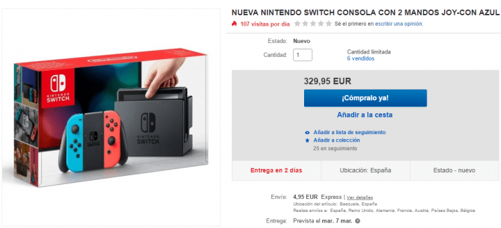 Imagen - Dónde comprar la Nintendo Switch