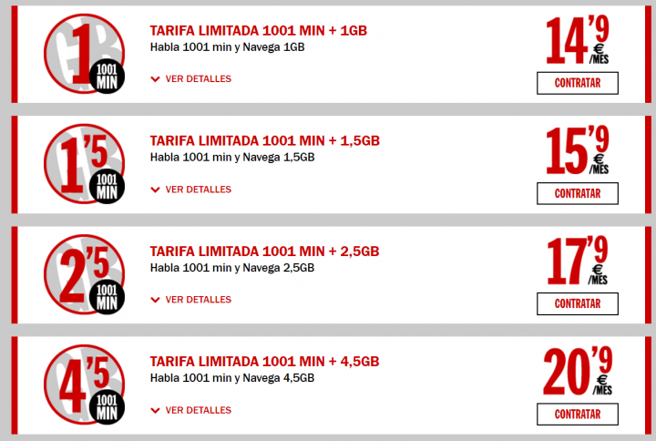 Imagen - Pepephone ampl&iacute;a su tarifa limitada 1001 minutos con m&aacute;s bonos de datos