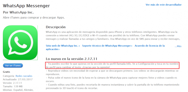 Imagen - C&oacute;mo activar los antiguos estados de WhatsApp en el iPhone