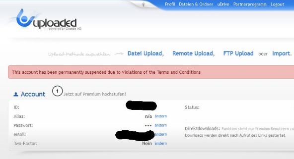 Imagen - Uploaded.net cierra las cuentas de los piratas