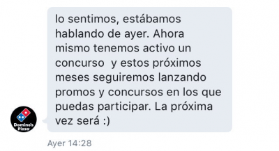 Imagen - Domino's Pizza cancela el reto: pizzas gratis si consigue 1 mill&oacute;n de RTs