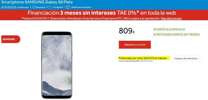 Imagen - 7 tiendas donde comprar el Samsung Galaxy S8+