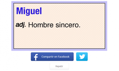 Imagen - Descubre cu&aacute;l es el significado de tu nombre y comp&aacute;rtelo en Facebook