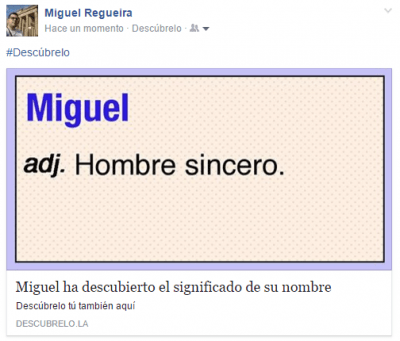 Imagen - Descubre cu&aacute;l es el significado de tu nombre y comp&aacute;rtelo en Facebook