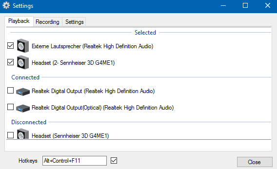 Imagen - Cómo alternar el sonido entre auriculares y altavoces en Windows