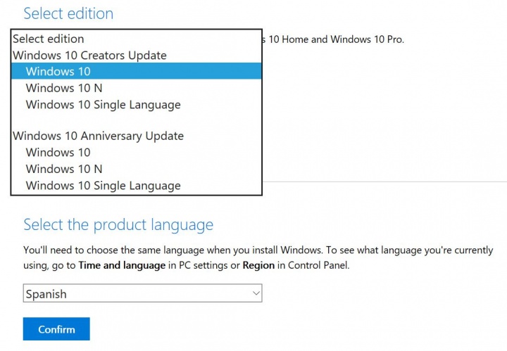 Imagen - Windows 10 Creators Update ya disponible como ISO o actualización