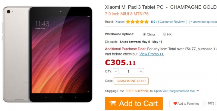 Imagen - Dónde comprar la Xiaomi Mi Pad 3