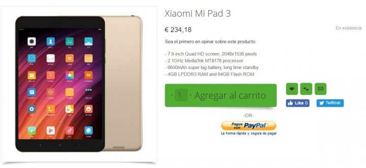Imagen - Dónde comprar la Xiaomi Mi Pad 3