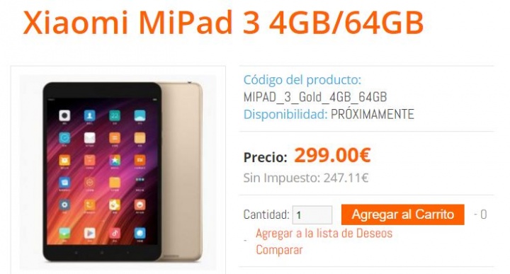 Imagen - Dónde comprar la Xiaomi Mi Pad 3