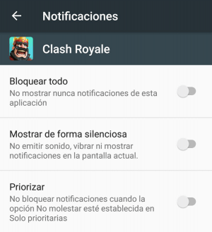 Imagen - C&oacute;mo desactivar las notificaciones de Clash Royale en Android