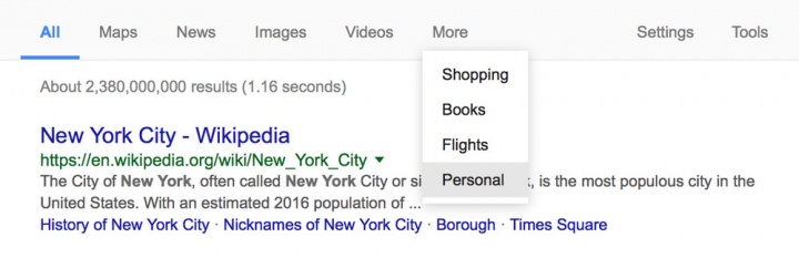 Imagen - Google te permitir&aacute; buscar en tus cosas personales