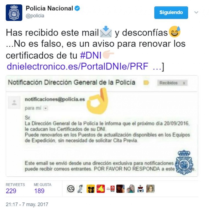Imagen - &iquest;Has recibido un email de "Notificaci&oacute;n Direcci&oacute;n General de la Polic&iacute;a"? No es un timo