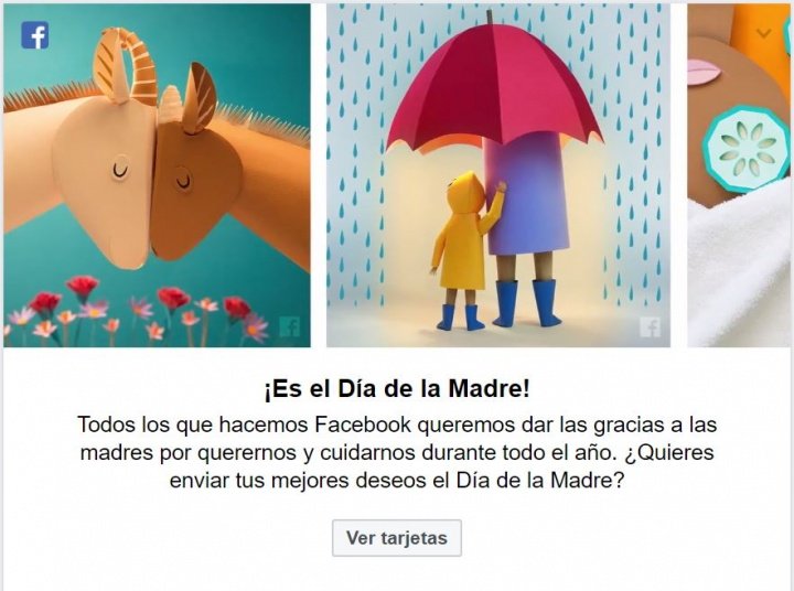 Imagen - Felicita el D&iacute;a de la Madre en Facebook con las tarjetas personalizadas