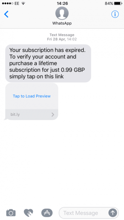 Imagen - Nueva estafa sobre WhatsApp de pago