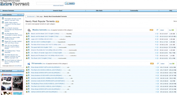 Imagen - ExtraTorrent vuelve en un nuevo dominio