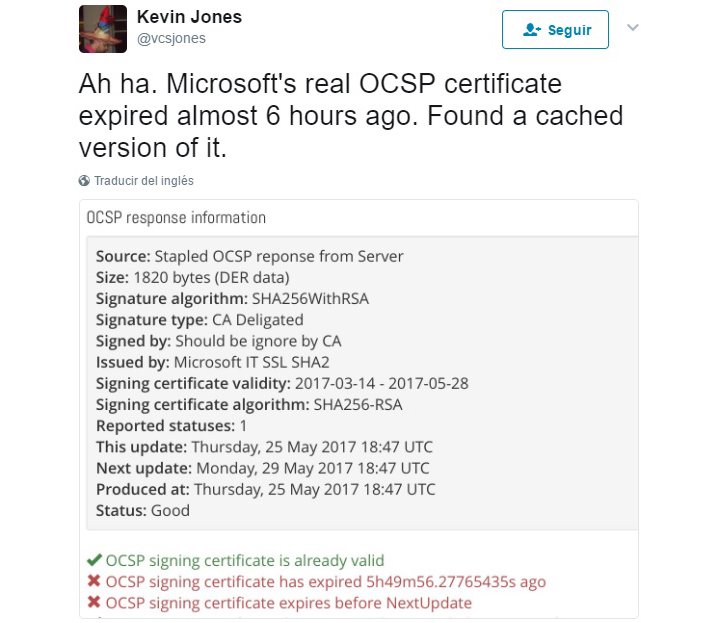 Imagen - Outlook muestra el error &quot;SEC_ERROR_OCSP_INVALID_SIGNING_CERT&quot;