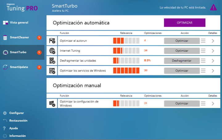 Imagen - Steganos Tuning Pro, una herramienta para optimizar y acelerar Windows