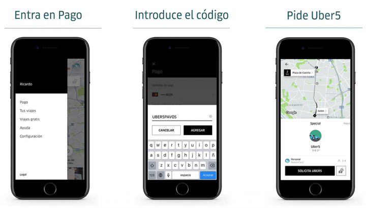 Imagen - Uber a 5 euros en Madrid durante el mes de mayo