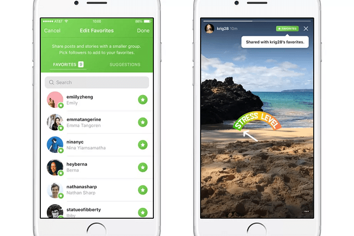 Imagen - Instagram añade favoritos para restringir con quien compartimos las fotos