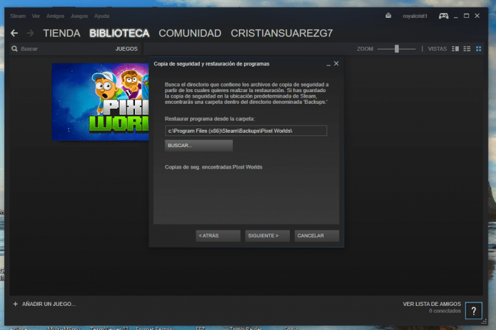 Imagen - Cómo hacer una copia de los juegos de Steam