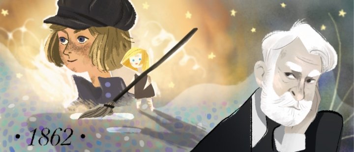 Imagen - Google dedica un Doodle a Victor Hugo por el 155 aniversario de Los Miserables