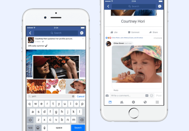 Imagen - Facebook ya permite comentar con GIFs