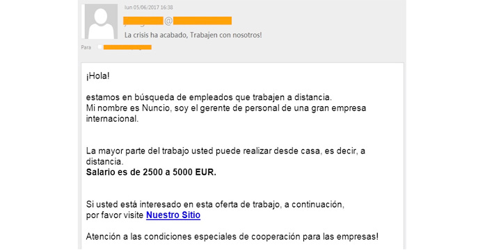 Imagen - Cuidado con las falsas ofertas de empleo y sus sueldos de 5.000 euros