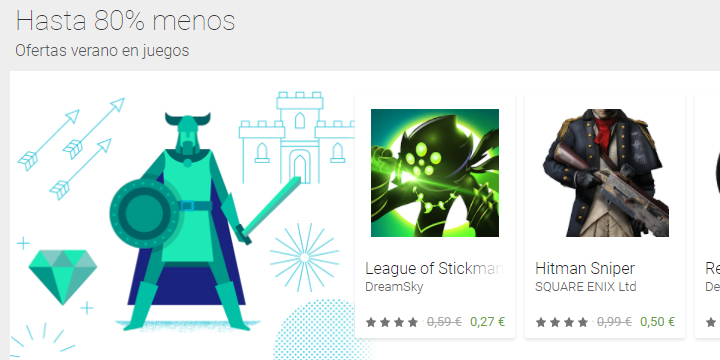 Imagen - Conoce los descuentos de Google Play en juegos para este verano