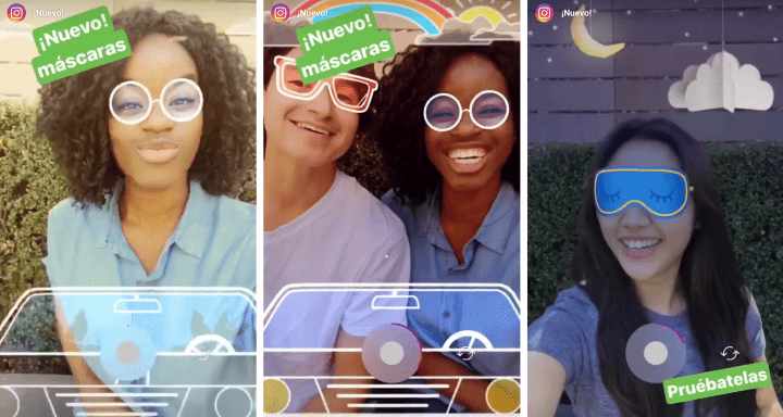 Imagen - Instagram a&ntilde;ade nuevas m&aacute;scaras