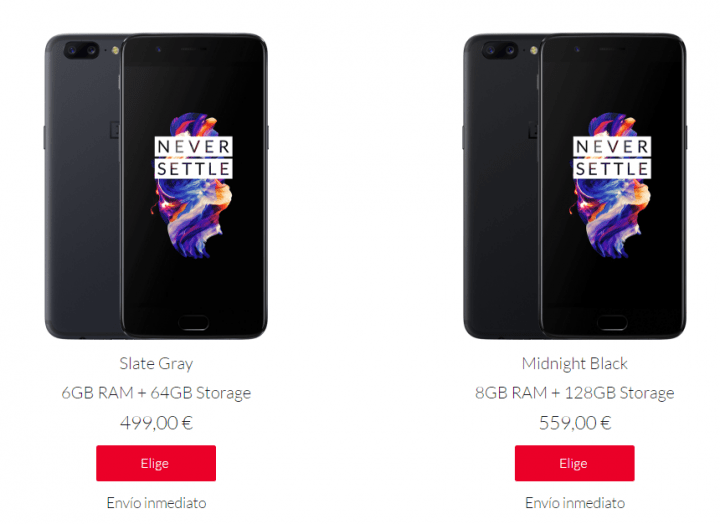 Imagen - OnePlus 5 ya disponible para comprar en España