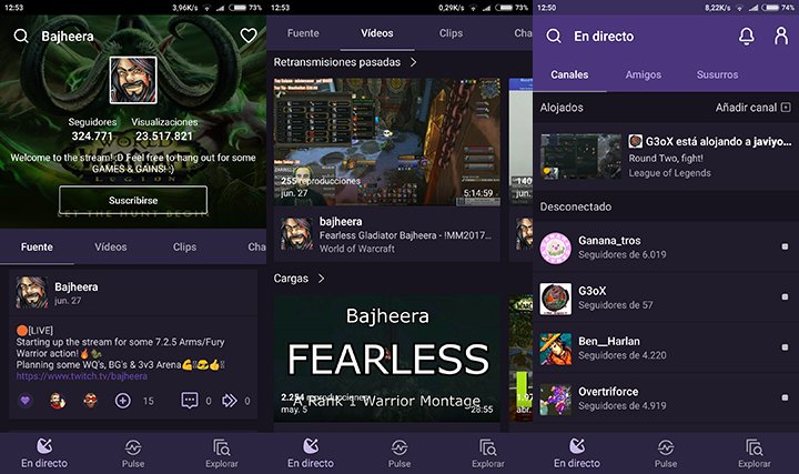 Imagen - Twitch para m&oacute;viles se actualiza con nueva interfaz