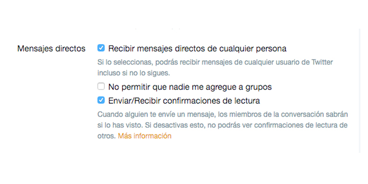 Imagen - Twitter cambia sobre los DMs recibidos de quien no seguimos