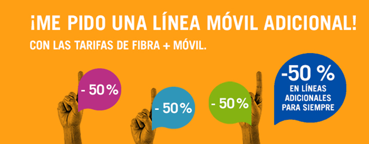 Imagen - Yoigo rebaja el precio al 50% en las líneas adicionales