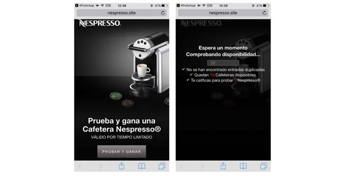 Imagen - Nespresso no está regalando cafeteras por WhatsApp, cuidado con esta nueva estafa