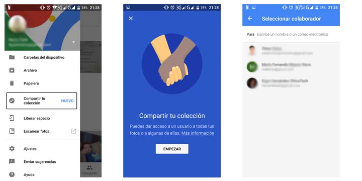 Imagen - Cómo compartir colecciones en Google Fotos con un amigo