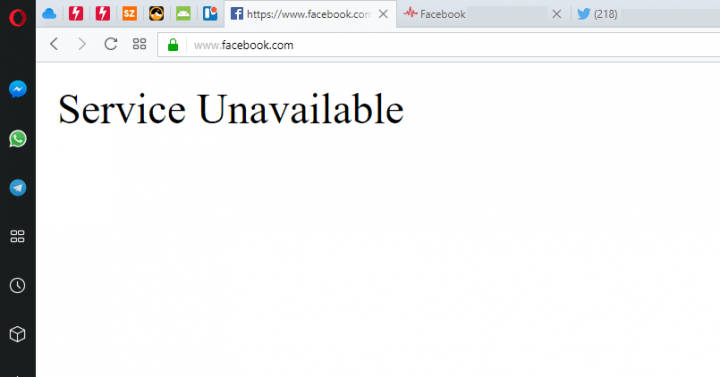Imagen - Facebook se encuentra caído para muchos usuarios