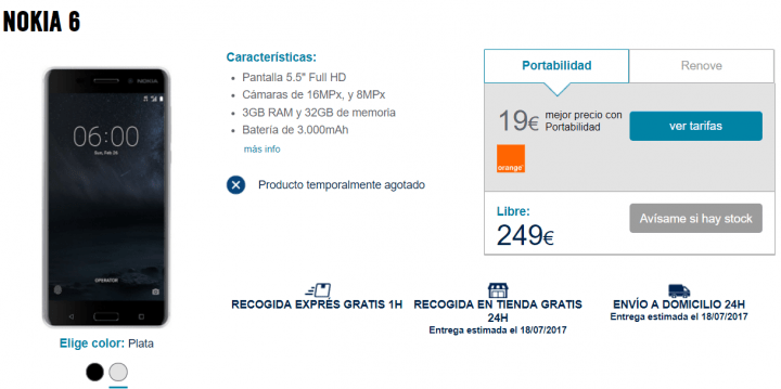 Imagen - Dónde comprar el Nokia 6