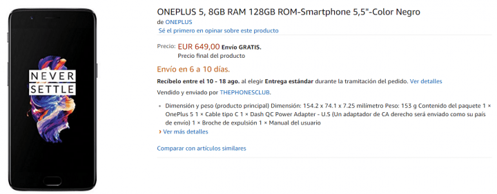 Imagen - Dónde comprar el OnePlus 5
