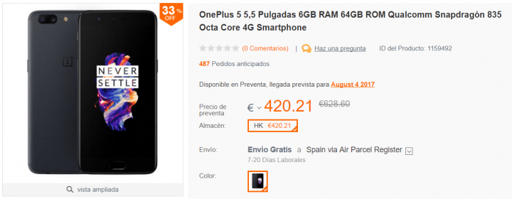 Imagen - Dónde comprar el OnePlus 5