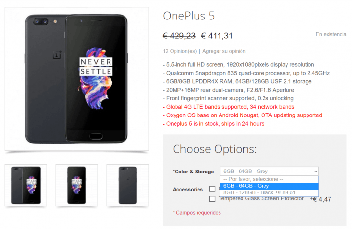 Imagen - Dónde comprar el OnePlus 5