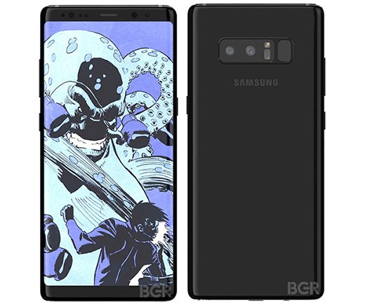 Imagen - Samsung Galaxy Note 8 se muestra al completo en nuevas imágenes oficiales