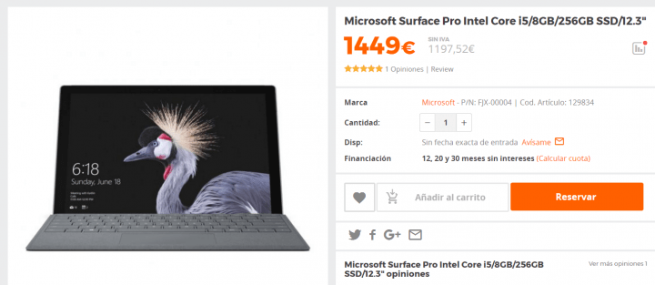 Imagen - 6 tiendas d&oacute;nde comprar la Surface Pro
