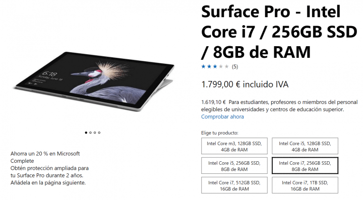 Imagen - 6 tiendas d&oacute;nde comprar la Surface Pro