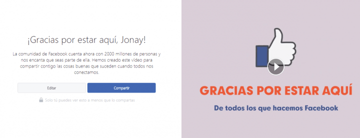 Imagen - Crea tu vídeo en Facebook para celebrar los 2.000 millones de usuarios
