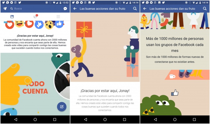 Imagen - Crea tu vídeo en Facebook para celebrar los 2.000 millones de usuarios